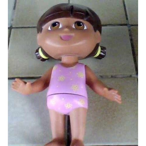 Dora L¿Exploratrice Poupée Figurine  Articulée En Plastique Dur 21cm Environ - Mattel 2002 