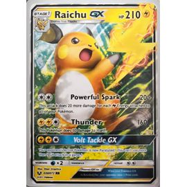 Carte Pokémon Raichu Gx 030/072