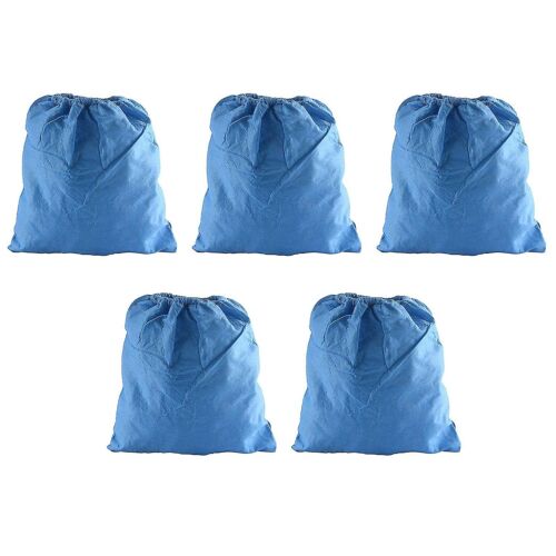 Lot de 5 sacs filtrants textiles pour aspirateurs MV1, WD1, WD2, WD3, SE4001 - Tissu non tissé durable