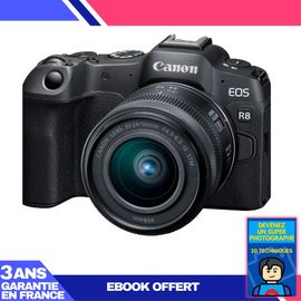 Boitier Canon EOS R8 + RF 24-50mm IS STM + Ebook 'Devenez Un Super Photographe'