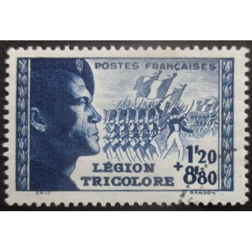 France N°565 Légion Tricolore Oblitéré