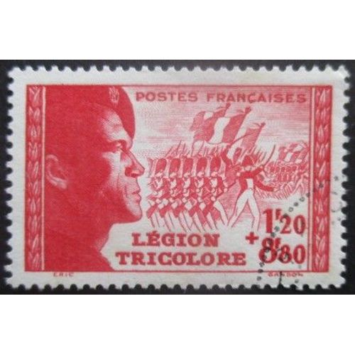 France N°566 Légion Tricolore Oblitéré