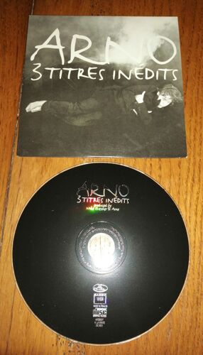 Cd Single Collector Arno ( 3 Titres Inédits )" Danse Danse + J'Aime Pas Ça Chez Toi + La Sonnette " 3 Titres 1995 , Delabel , Rock Alternative Rock ,Made In France