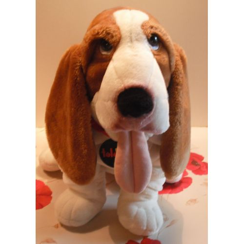 Grande Peluche Chien Basset Mascotte Télé Z