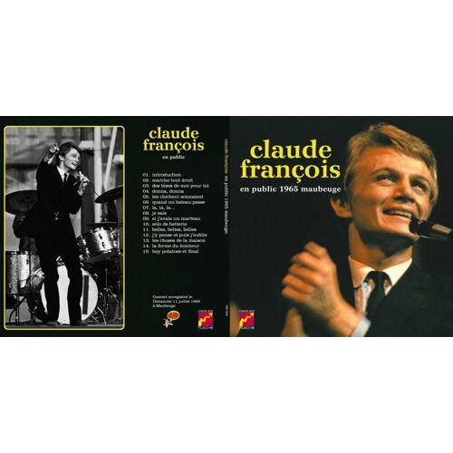 Cd Cartonnée Claude François En Public A Maubeuge 1965  
