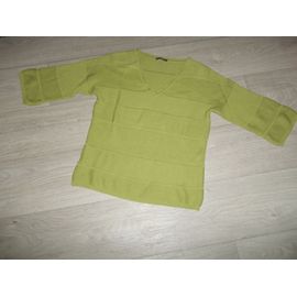 Pull Promod Vert Anis Léger Taille 40 Tbe