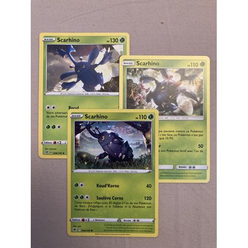 (2710) 3x Scarhino (Pokemon)