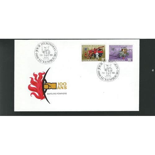 Timbre Du Luxembourg-Obl 1er Jour-Fdc-1983-Yt N°1019-1020