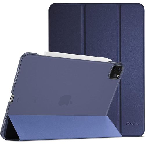 LORANKA-Coque pour iPad Air 13 Pouces (M3) 2025/(M2) 2024, iPad Pro 12.9 Pouces 6ème 2022/5ème 2021/4ème 2020/3ème 2018 Génération, Nouvel Étui Amélioré, Housse de Protection Anti-Chute -Marine