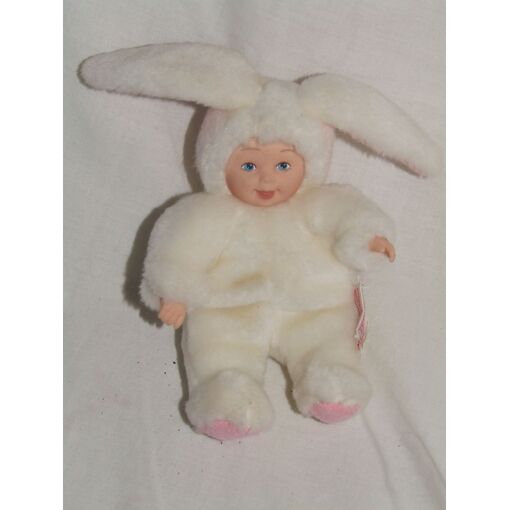 Peluche Bébé Papillon Anne Geddes - 22 Cm, Jaune Pâle, Occasion En Bon état