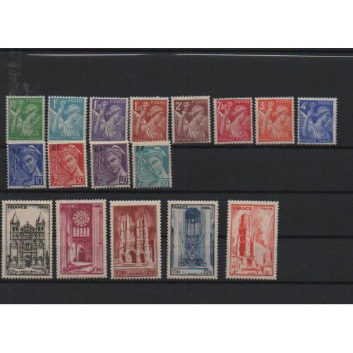 Timbres De France N° Yt 649 À 656, 657 À 660, 663 À 667