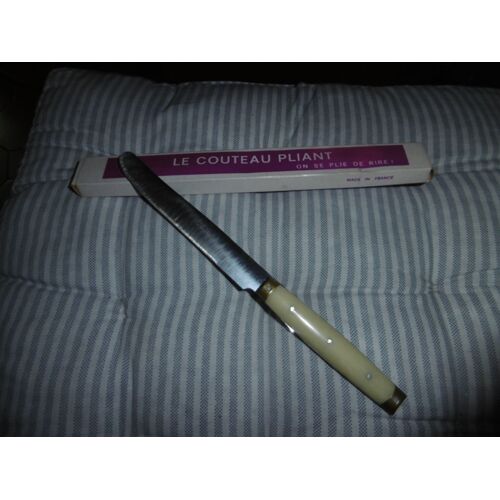 Couteau Droit Lame Inox Se Plie En Voulant Couper