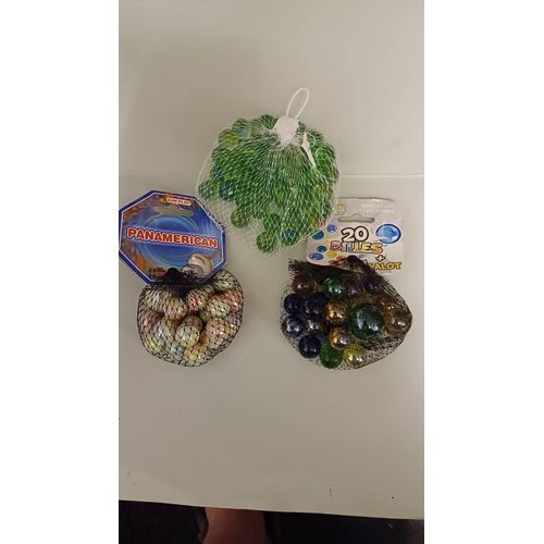 Lot De 3 Filets De Billes