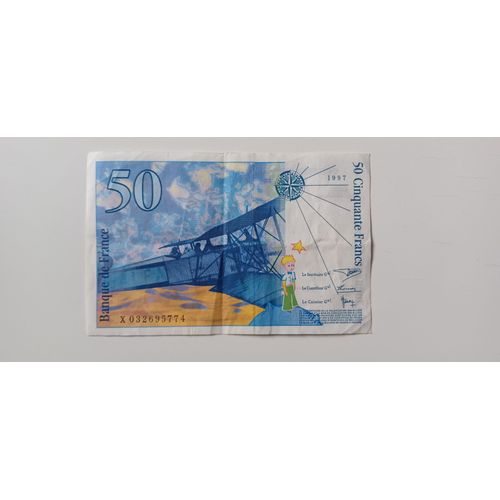 Billet De 50 Francs Saint Exupéry. 1997. X032695774.