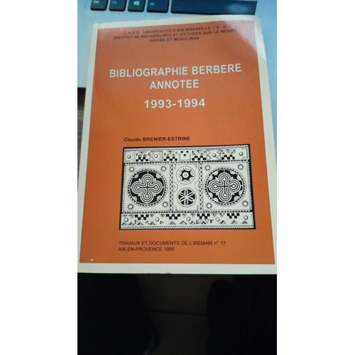 Bibliographie Berbere Annotee 1993 1994