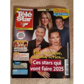 Télé Star 2520 Ces Stars Il Vont Faire 2025 Céline Dion, Lorie, Florent Pagny, Patrick Bruel...