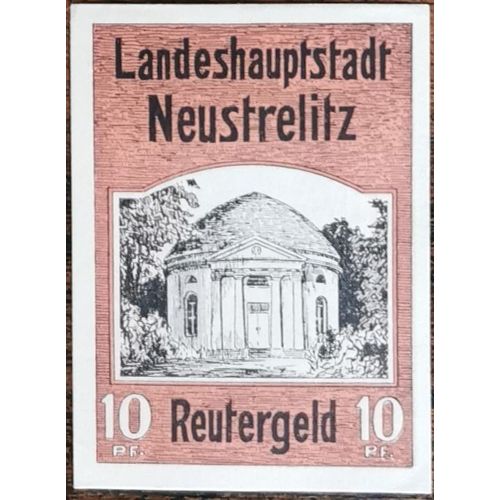 Billet Allemagne 10 Pfennig 1922 Neustrelitz Grm 969,1 1/3