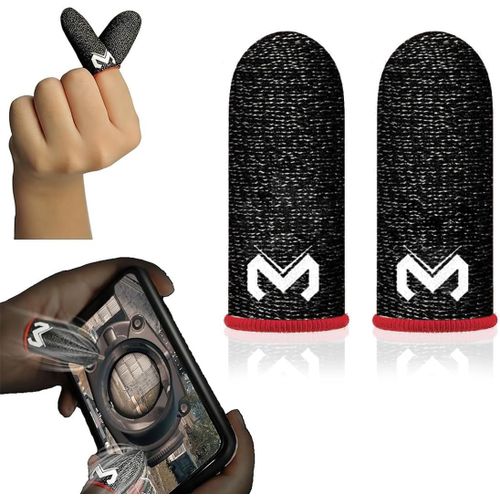 2 Pièces Pubg Mobile Game Finger Sleeve,Gaming Finger Sleeves,Téléphone Portable Pouce Trigger Touchscreen,Gants Ultra Sensibles