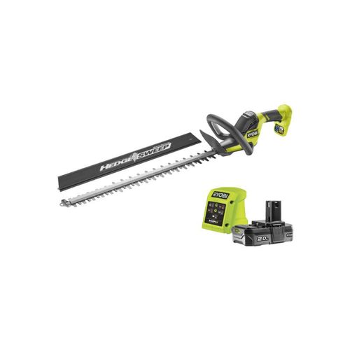 Taille-haies RYOBI 18V One+ - 1 batterie 2.0Ah - 1 chargeur - RY18HT55A-120