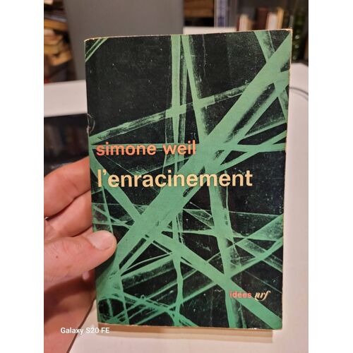 L'Enracinement Simone Weil