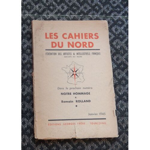 Les Cahiers Du Nord, Janvier 1945. 5 Articles Sur Van Der Meersch