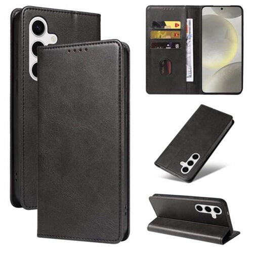 Housse noire pour Samsung Galaxy A26 5G Etui noir de Protection Portefeuille à Rabat avec Porte Cartes XEPTIO