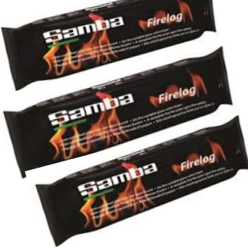LOT de 3 Bûches calorifiques - brûle pendant deux heures - Convient pour les feux ouverts, poêles à bois, foyers, Haut la