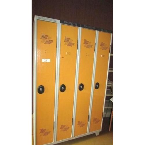 Vestiaires Individuels Metal X 4 , Sur Pieds