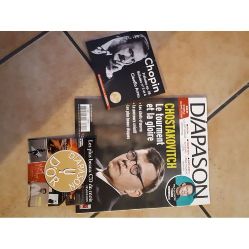 Diapason 741 Chostakovitch Le Tourment Et La Gloire. Février 2025. + 2 Cd Chemin Et Diapason D'Or