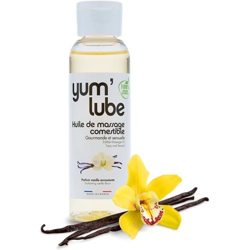 Kalanka-| Huile De Massage Comestible Érotique Vanille - Huile Massage Sensuel Pour Couple - Huile Corps Relaxante Naturelle - Fabriqué En France - 100ml