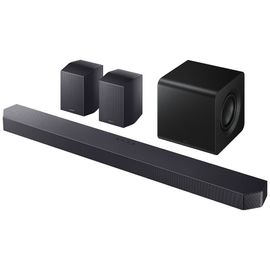 Samsung HW-Q930F (2025), 9.1.4ch Dolby Atmos Soundbar with Wireless Subwoofer + Rear Speaker Kit, Black