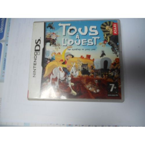 Boîtier Nintendo Ds Tous A L'ouest Lucky Luke + Livret