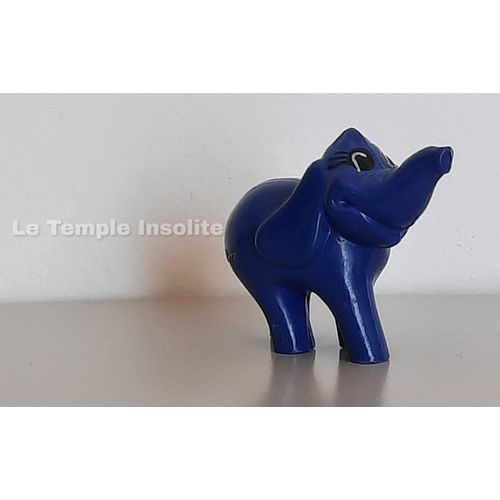 Figurine Miniature - Elephant Bleu