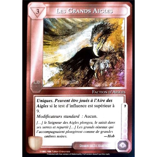 Carte Le Seigneur Des Anneaux : Les Sorciers - Les Grands Aigles 1996