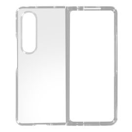 Coque Samsung Galaxy Z Fold 4 5g En 2 Parties Polycarbonate Rigide Transparent