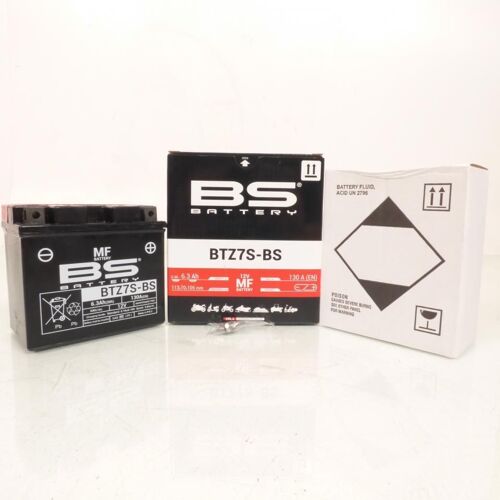 Batterie Bs Battery Pour Moto Yamaha 250 Wrx 2008 À 2016 Ytz7s-Bs / 12v 6ah Neuf