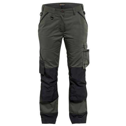 Pantalon de travail femme Blaklader paysagiste Vert Armée / Noir 48