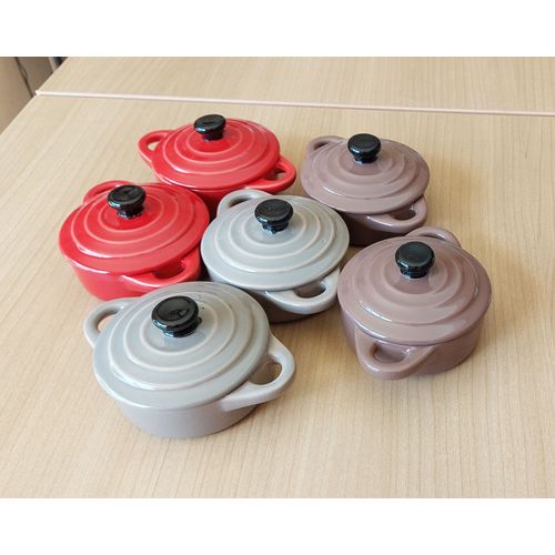 Lot De 6 Petites Marmites