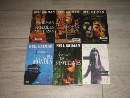Lot 6 Bd Sandman 1+4+8+9+11+Death Panini Delcourt Dc Comics Vertigo