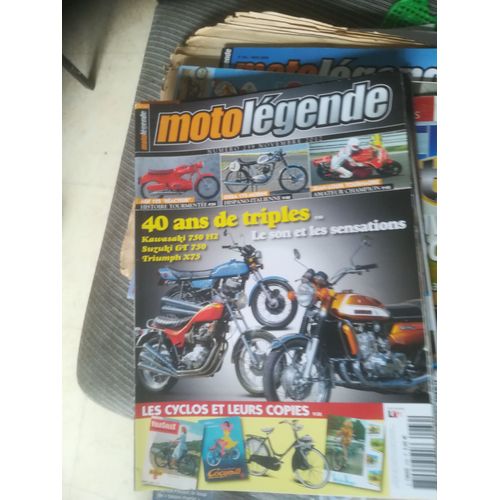 Moto Legende 239 De 2012 Kawasaki 750 H2,Suzuki Gt750,Triumph X75 Hurricane,Tournadre,Ossa 175 Gt,Agf 125 Ft1 Reacteur,Greeves