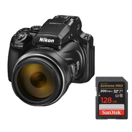 Nikon COOLPIX P1100 16 mpix Noir + SanDisk Extreme PRO 128 Go