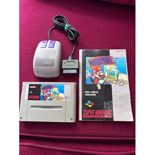 Mario Paint Super Nintendo + Notice + Souris Nintendo