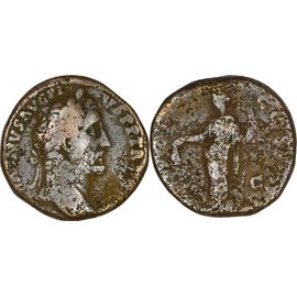 Rome - Sesterce - Antonin Le Pieux - 154 Ad - Libertas - 25.97 G. - 25-221
