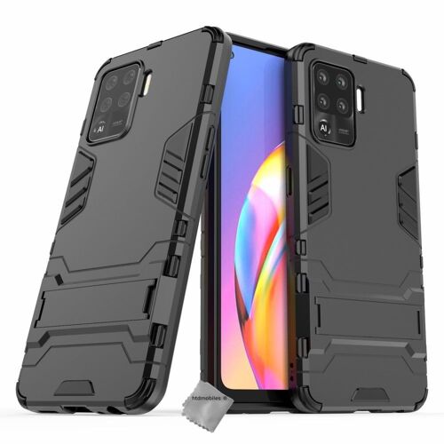 Housse etui coque rigide anti choc pour Oppo A94 5G + verre trempe - NOIR