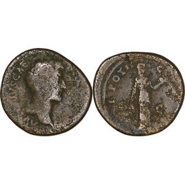 Rome - Dupondius - Marc Aurele - 148 Ad - Fides Tenant Épis Et Fruits - 11.77 G. - Tres Rare - Ric.Manque - 25-217