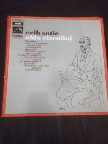 Vinyle 33 Tours Érik Satie Aldo Ciccolini Volume 2