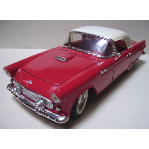 Revell - Ford Thunderbird 1955 Cabriolet Rouge / Hard Top Blanc - (55 T-Bird) - 1990 - Ech: 1/18 --Revell