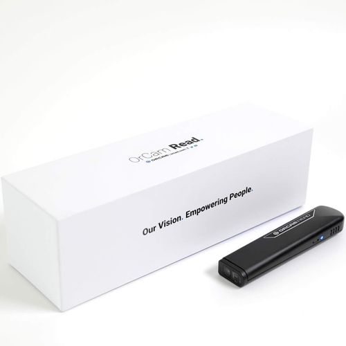 OrCam Read - Appareil de lecture d'aide à l'intelligence artificielle numérique (IA) pour tous ceux qui sont constamment exposés à de grandes quantités de texte à l'école, au travail ou en déplacement