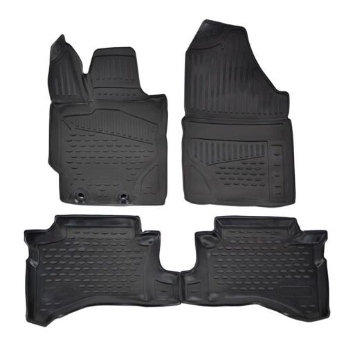 J&j Automotive | Tapis De Sol En Caoutchouc 3d Exclusive Pour Toyota Yaris Depuis 2020