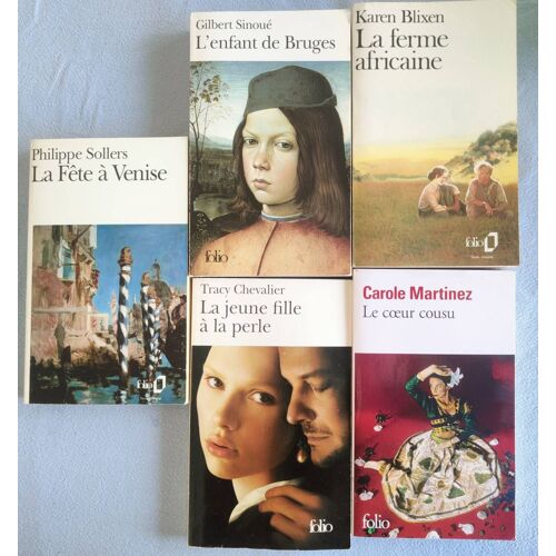 Lot De 5 Livres De Poche